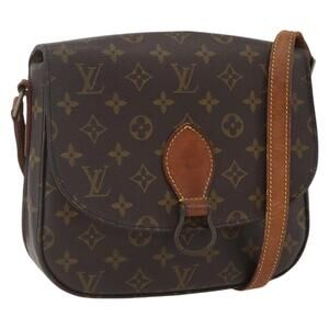 LOUIS VUITTON Monogram Saint Cloud GM Shoulder Bag M51242 LV Auth ka936